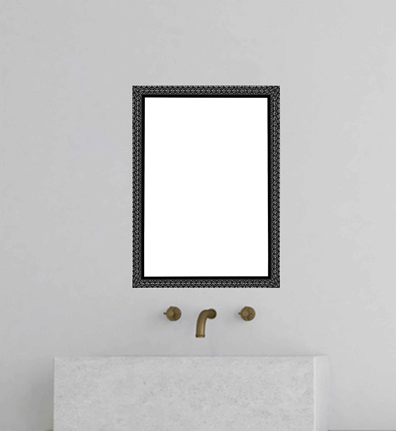 black framed mirror Stylish Framed Wall Mirror at reduced price.
