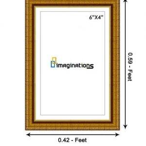 Synthetic-wood-Golden-Colour-Photo-frame-scale