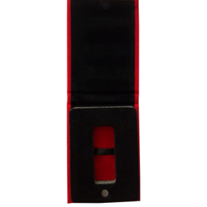 Fancy velvet pen drive box Colour - Red inside