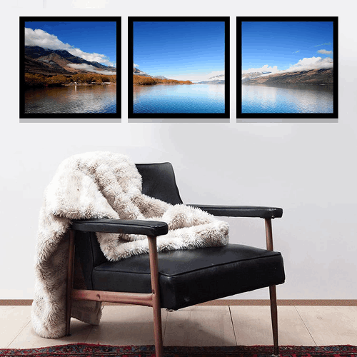 Lake digital arts Framed Digital Art Painting Design Art at lower price.