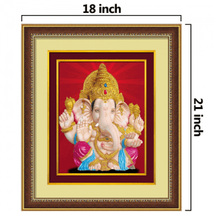 Hindu-God-–-Lord-Sri-Ganesha-Photo-Framed-Digital-Art-Double-Mounted-Golden-Beeding-scale-8