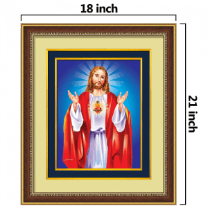 Lord-Jesus-Printed-Photo-Framed-Digital-Art-Double-Mounted-Golden-Beeding-scale