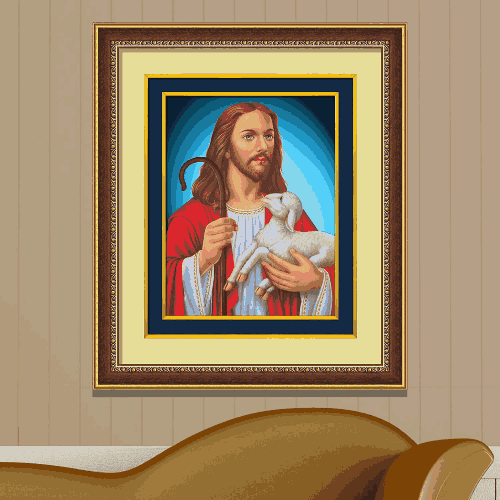 Lord Jesus photo frame digital art at reduced price.