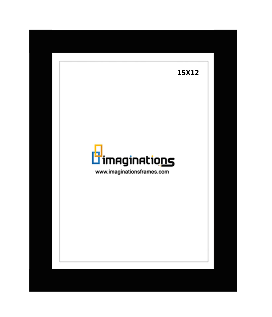 15x12 photo frame black at less cost in India.