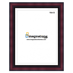Synthetic wood Brown border Photo frame 18×12 inch