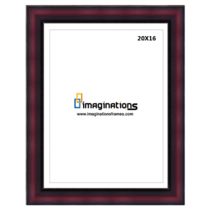Synthetic-wood-Brown-border-Photo-frame