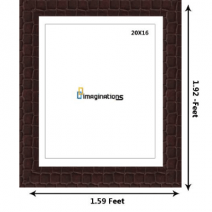 Synthetic-wood-Brown-pattern-design-Photo-frame-scale-1