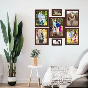 Collage-Synthetic-Photo-Frame-with-Glass-Set-of-7-Brown-9-Inch-X-12-Inch-1-4-Inch-X-6-Inch-2-8-Inch-X-10-Inch-4-brown